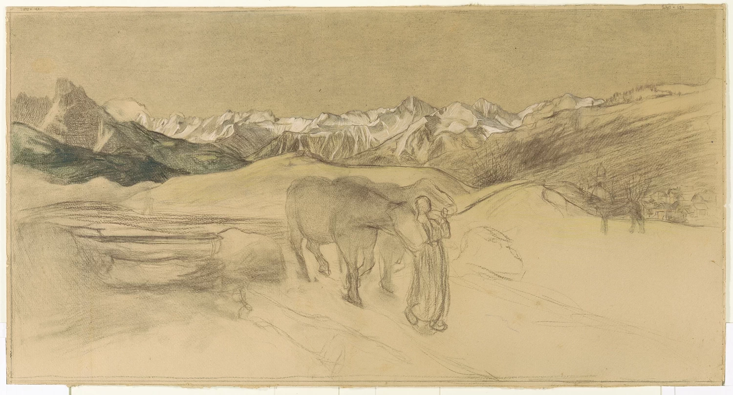 Primavera sulle Alpi, 1897 - Museo Segantini, St. Moritz